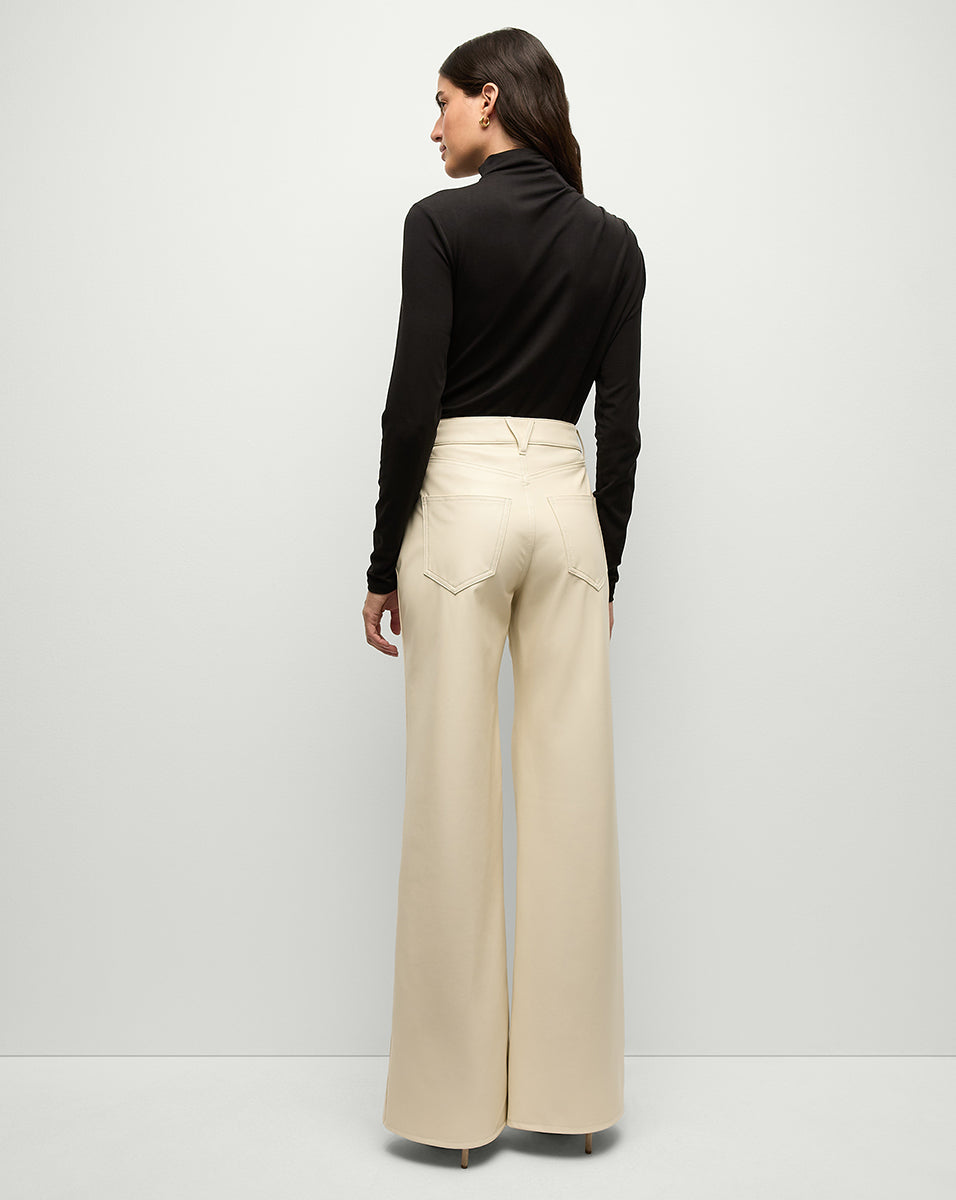 Veronica Beard Mylie Mock-Neck Top - Black