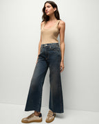 Veronica Beard Birke Scoopneck Tank Top - Khaki