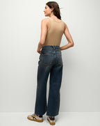 Veronica Beard Birke Scoopneck Tank Top - Khaki