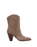 Veronica Beard Cody Suede Western Bootie - Taupe