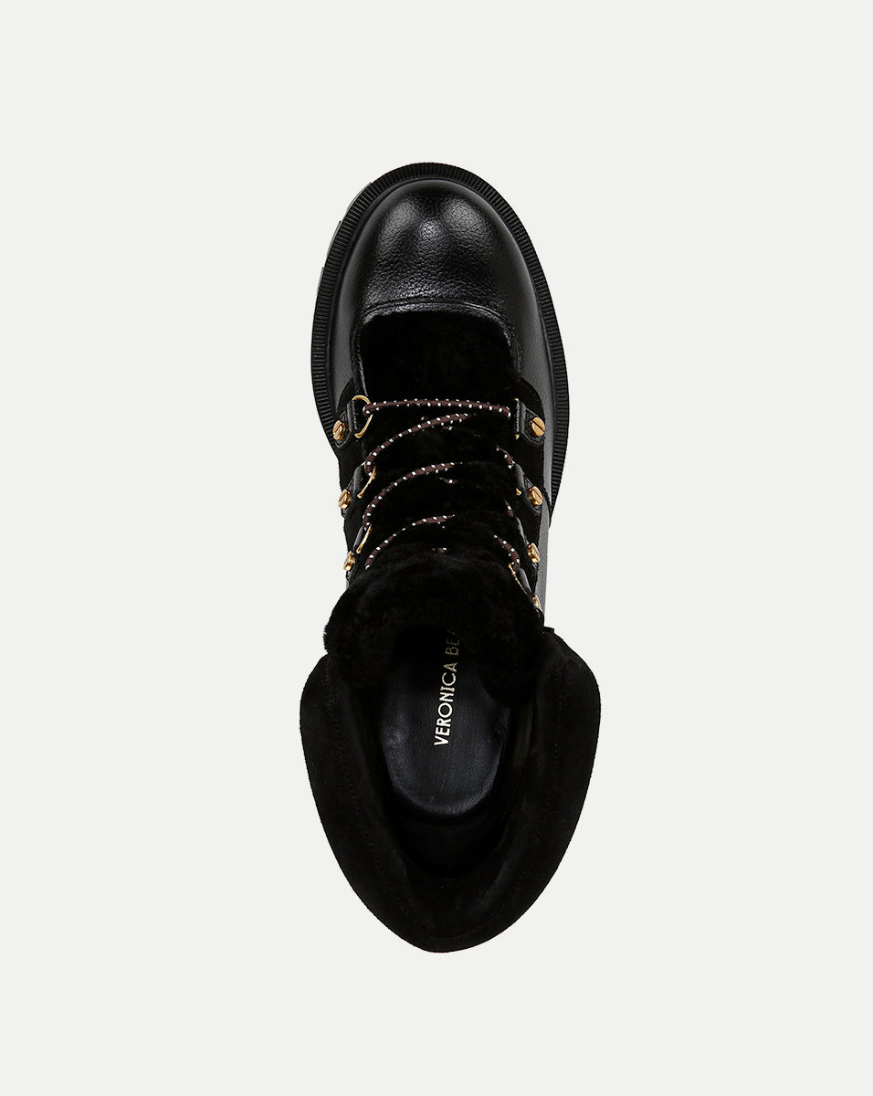 Veronica Beard Reece Lug Bootie - Black