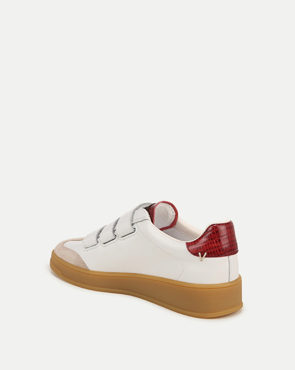 Red velcro sneakers online