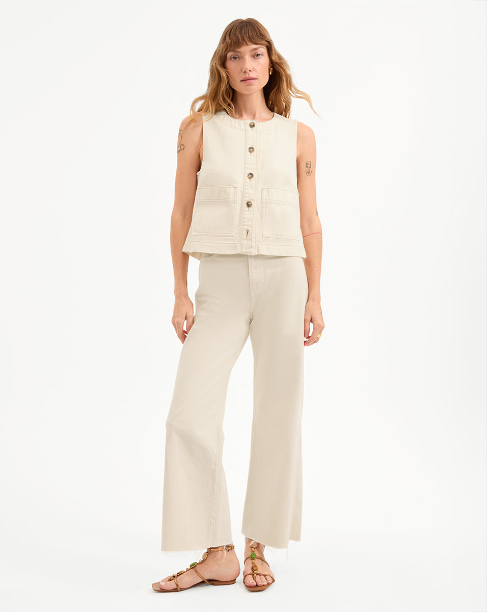 トップス Vandmary Rejina vest set beige Vivian Vest – Two Cumberland