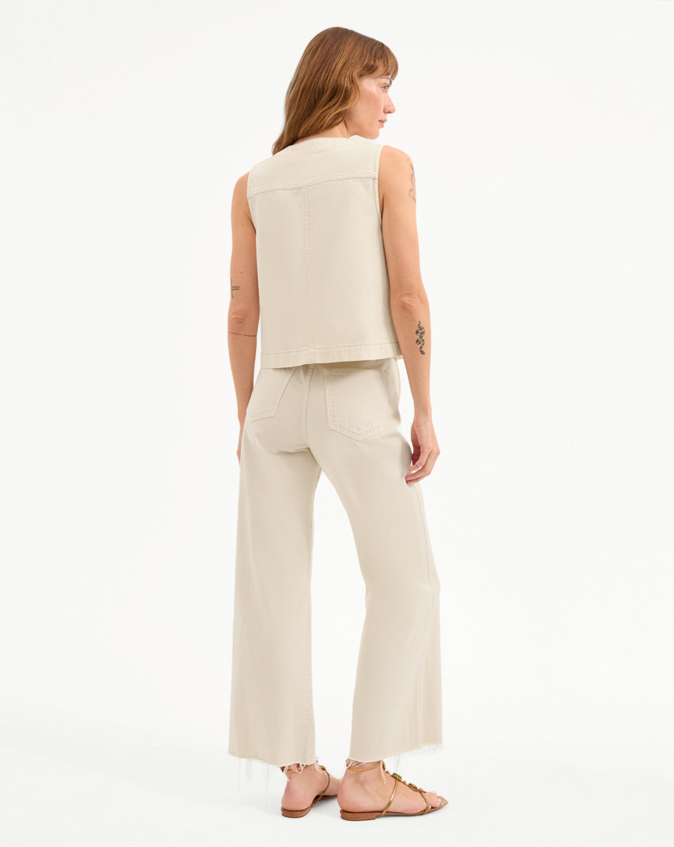 トップス Vandmary Rejina vest set beige Authentic andmary Rejina vest set Beige