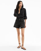 Veronica Beard Ellis Denim Short - Washed Onyx
