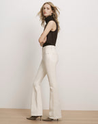 Veronica Beard Beverly Skinny-Flare Jean - Ecru