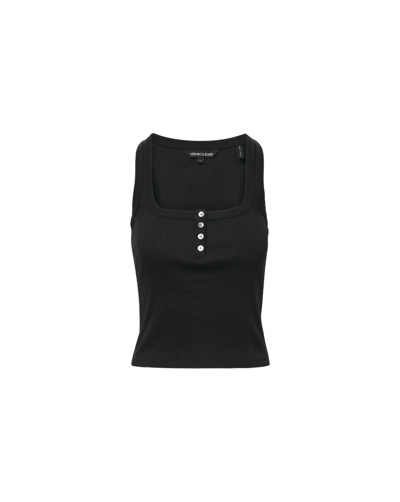 Veronica Beard Abbott Tank Top - Black