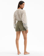 Veronica Beard Sally Corduroy Short - Stone Army