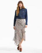 Veronica Beard Patty Cropped Denim Jacket - Indigo Rinse