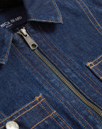 Veronica Beard Patty Cropped Denim Jacket - Indigo Rinse