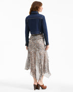 Veronica Beard Patty Cropped Denim Jacket - Indigo Rinse