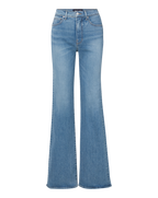 Veronica Beard Crosbie Slim Wide-Leg Jean - Ripple Haze