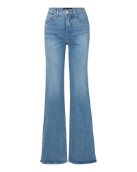 Veronica Beard Crosbie Slim Wide-Leg Jean - Ripple Haze