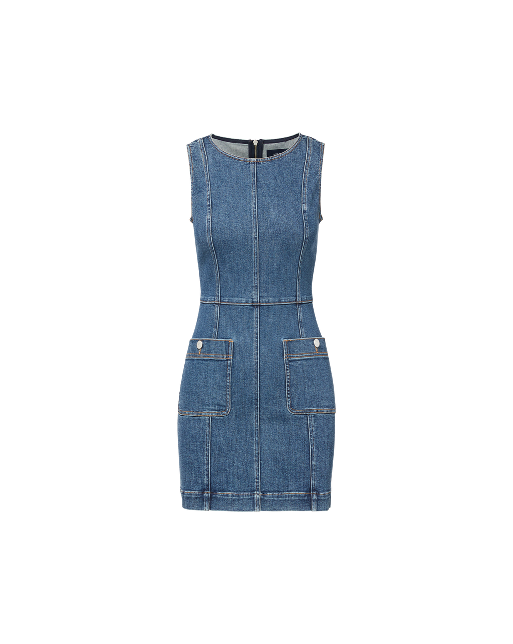 Veronica Beard Zaire Denim Mini Dress - Bandit