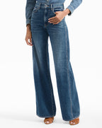 Veronica Beard Kasey Wide-Leg Jean - City Stroll