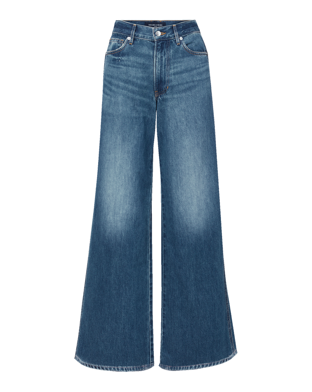 Veronica Beard Kasey Wide-Leg Jean - City Stroll