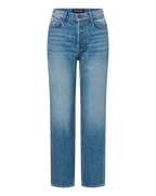Veronica Beard Leah Straight-Leg Jean - Lakeshore Blush