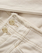 Veronica Beard Crosbie Slim Wide-Leg Jean - Ecru