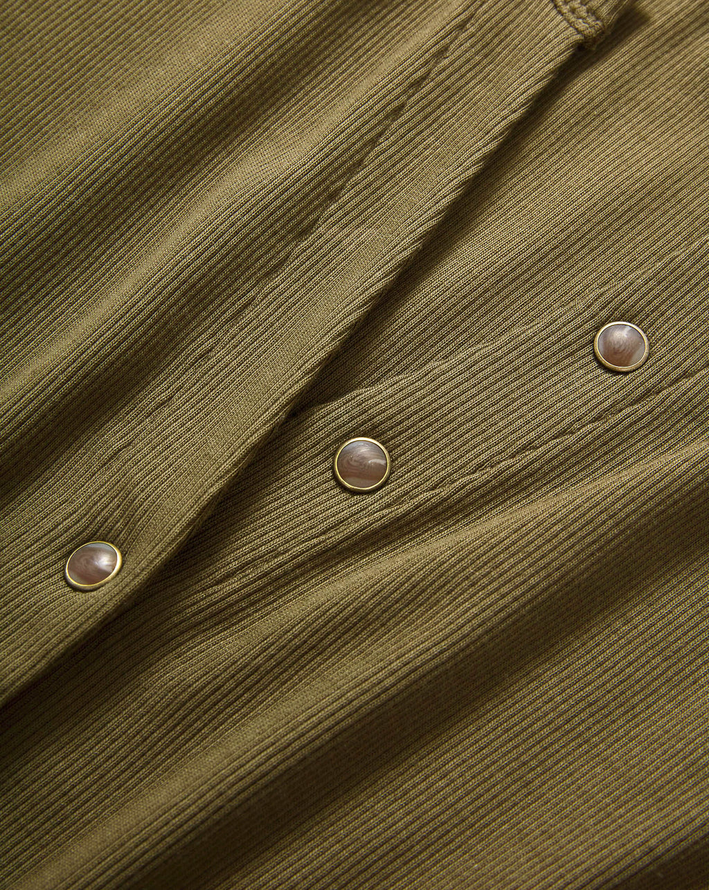 Veronica Beard Dilia Button-Down T-Shirt - Cypress