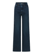 Veronica Beard Taylor Wide-Leg Jean - Dark Midnight