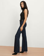 Veronica Beard Dark wash flared jeans.