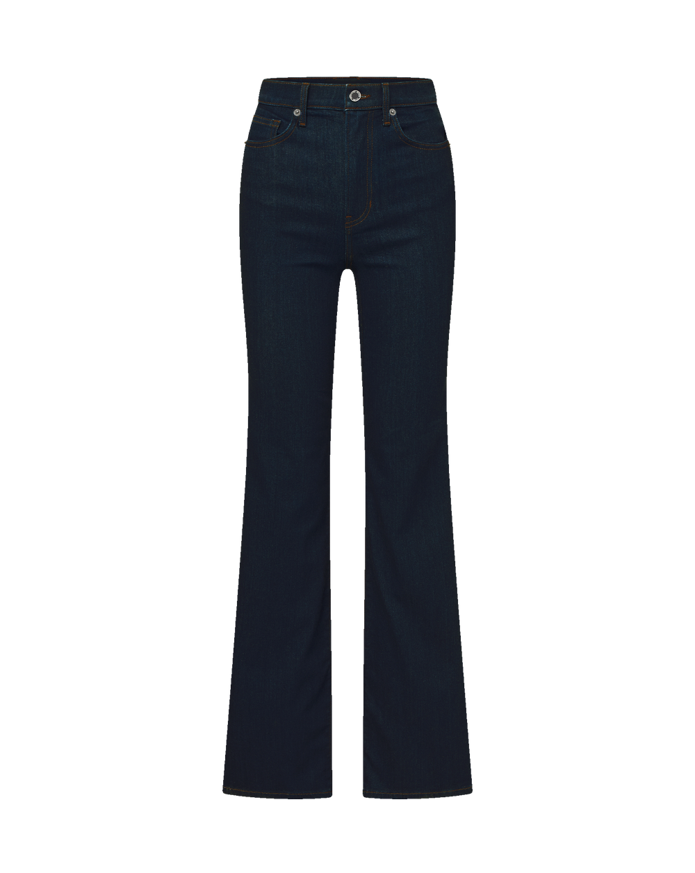 Crosbie Slim Wide-Leg Jean in Indigo Rinse | Veronica Beard