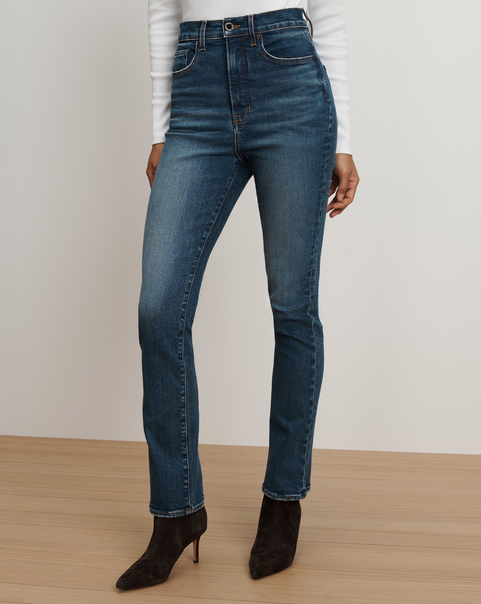 Veronica Beard Lydia Ultra-Slim Jean - City Blast