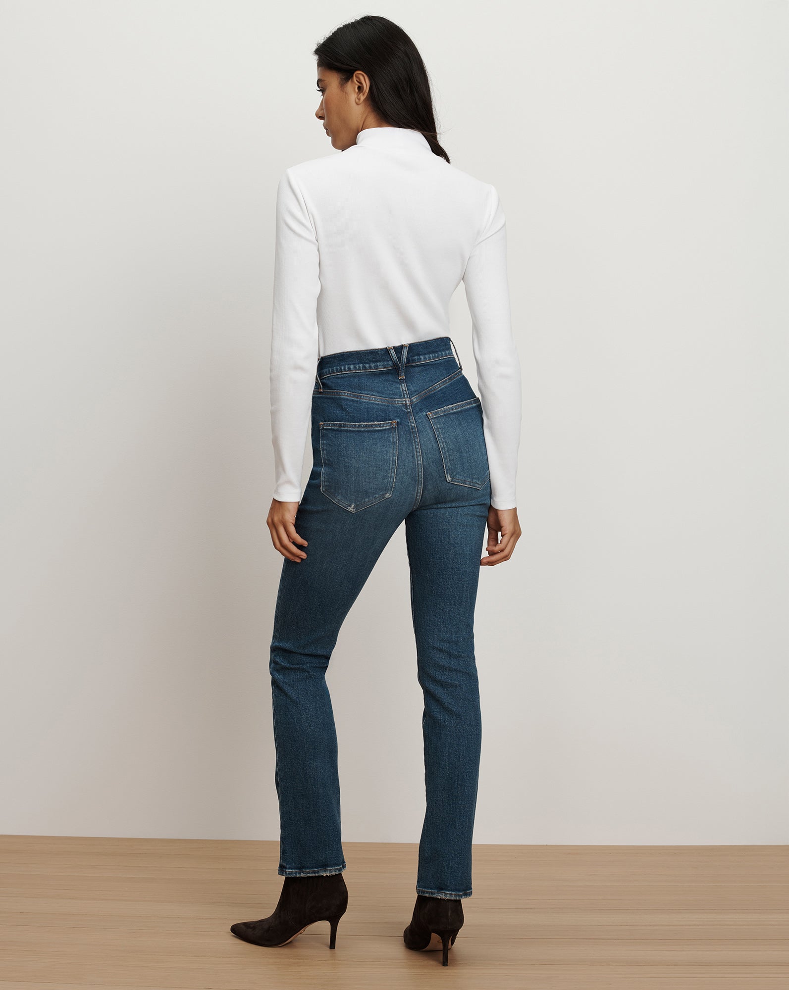 Veronica Beard Lydia Ultra-Slim Jean - City Blast