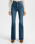 Veronica Beard Beverly Skinny-Flare Jean - Rebel Blue