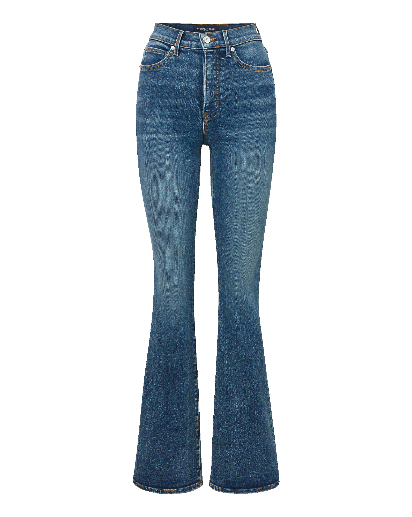 Veronica Beard Beverly Skinny-Flare Jean - Rebel Blue