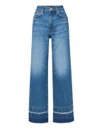 Veronica Beard Taylor Wide-Leg Jean - City Blast