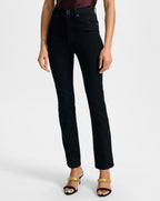 Veronica Beard Lydia Ultra-Slim Jean - Onyx