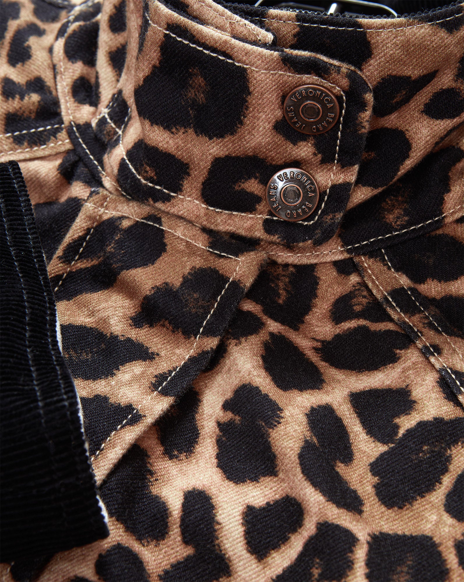 Arlo Leopard Chore Jacket in Washed Leopard Print | Veronica Beard