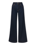 Veronica Beard Kasey Wide-Leg Jean - Indigo Rinse