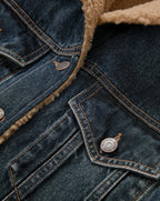 Veronica Beard Donna Sherpa Denim Jacket - City Lights