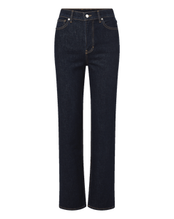 Veronica Beard Leah Straight-Leg Jean - Indigo Rinse