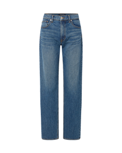Veronica Beard Blue denim straight-leg jeans.
