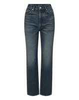 Veronica Beard Crosbie Slim Wide-Leg Jean - City Lights