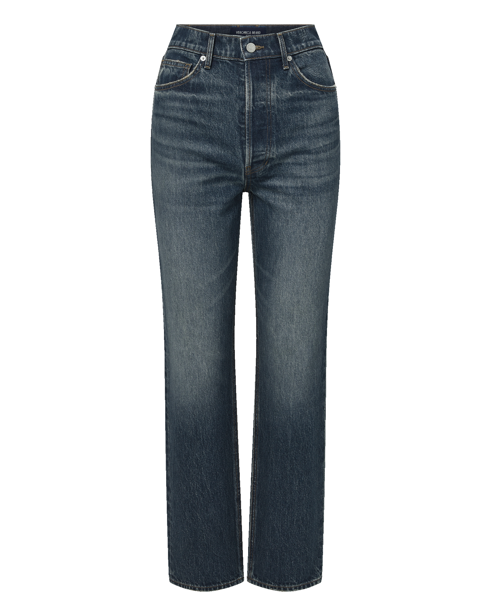 Crosbie Slim Wide-Leg Jean in Medium Wash Denim City Lights