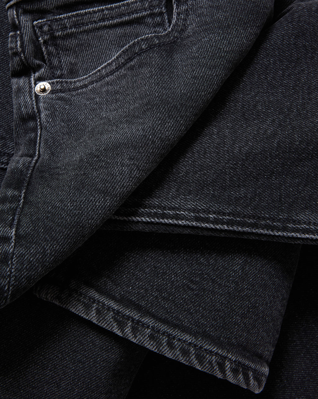 Veronica Beard Leah Straight-Leg Jean - Washed Onyx
