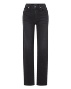 Veronica Beard Leah Straight-Leg Jean - Washed Onyx