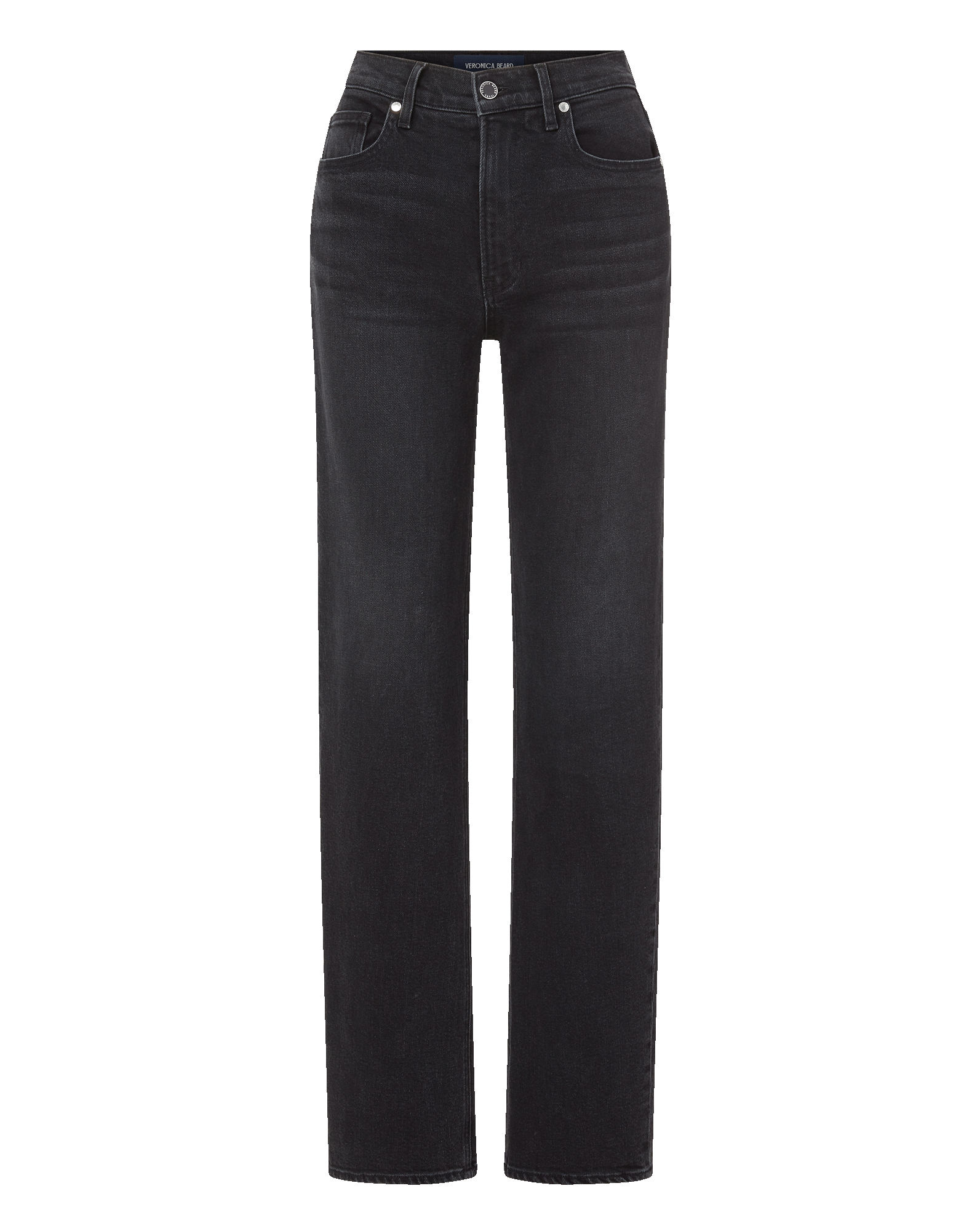 【BLACK】Denim trousers No Maintenance - Torai Wide Leg Denim in Raw Onyx Black | NO