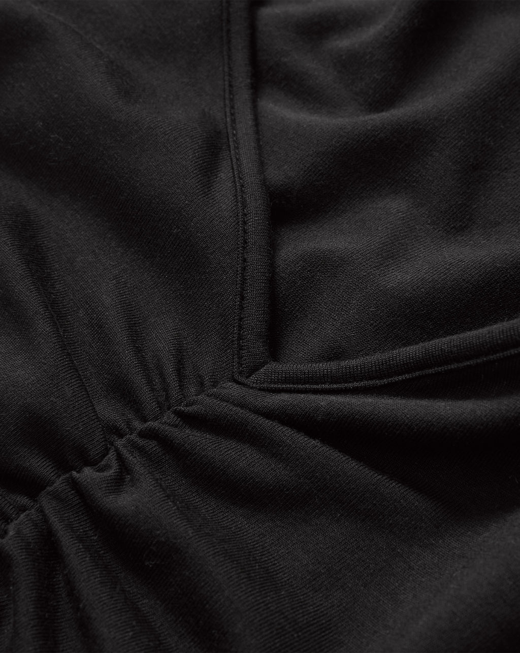 Veronica Beard Salem Ruched T-Shirt - Black