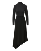 Veronica Beard Thalissa Handkerchief Dress Black