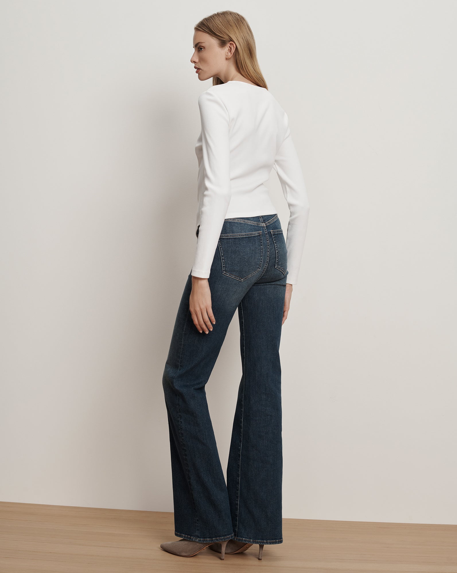 Veronica Beard Jasminah Button-Front Top - White