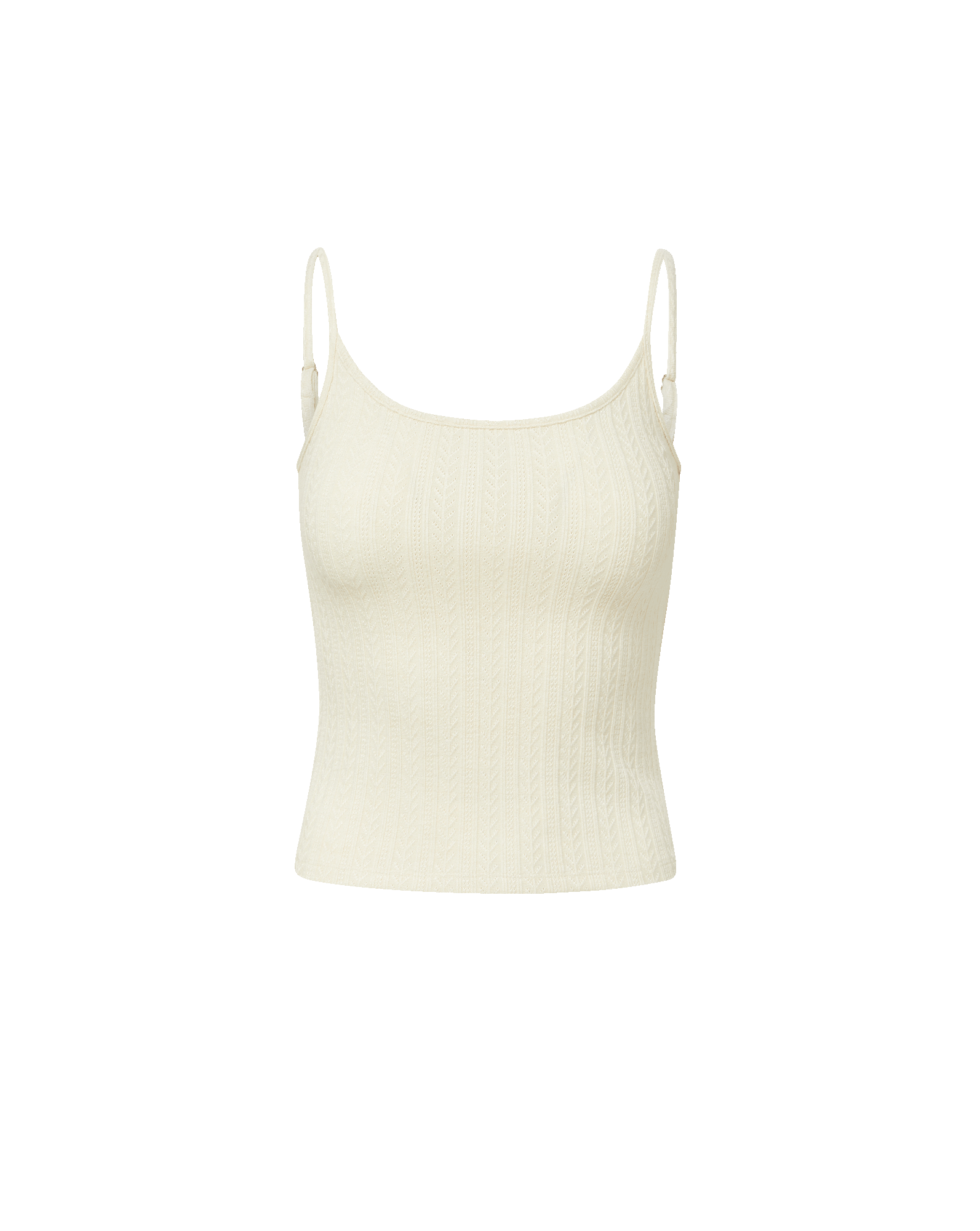 Veronica Beard Brodier Knit Tank Top - Ecru