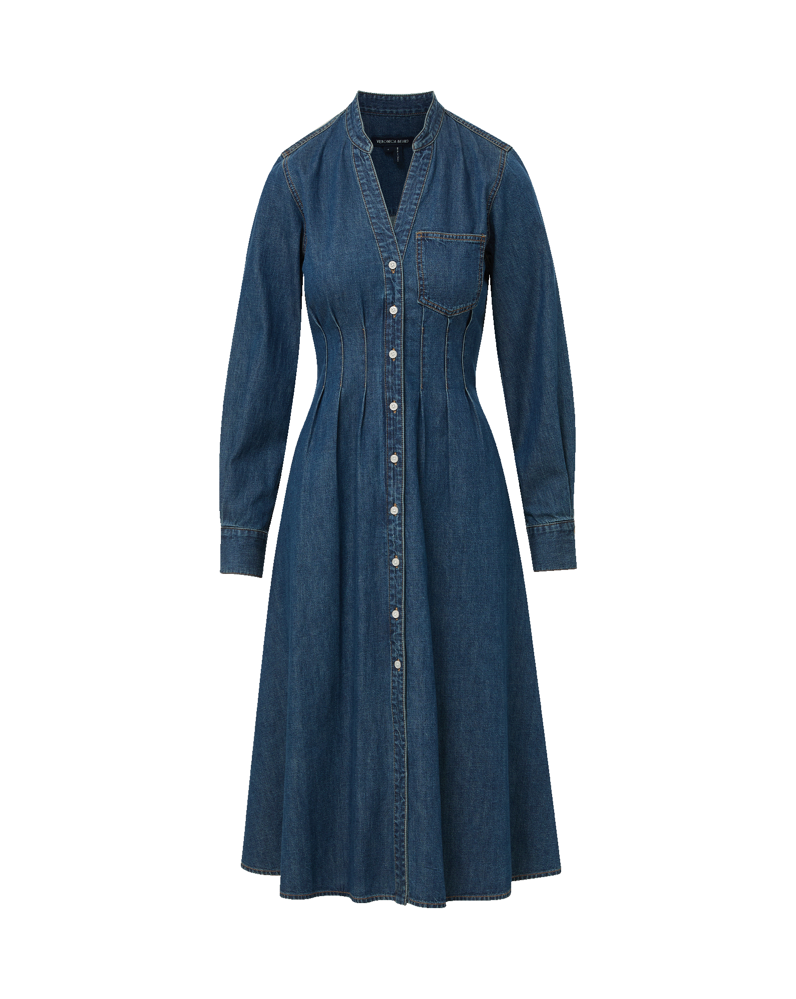 Veronica Beard Arcadia Denim Shirtdress | City Stroll | Size 0 Veronica Beard Arcadia Denim Shirtdress | City Stroll | Size 0