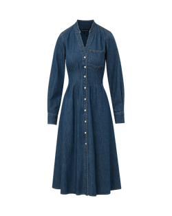 Veronica Beard Arcadia Denim Shirtdress - City Stroll