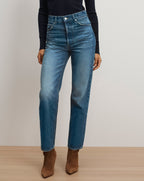 Veronica Beard Daniela Straight-Leg Jean - La La Land