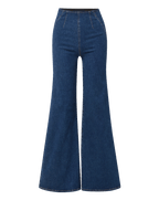 Veronica Beard Joplin Off-Duty Flare Jean Bright Blue